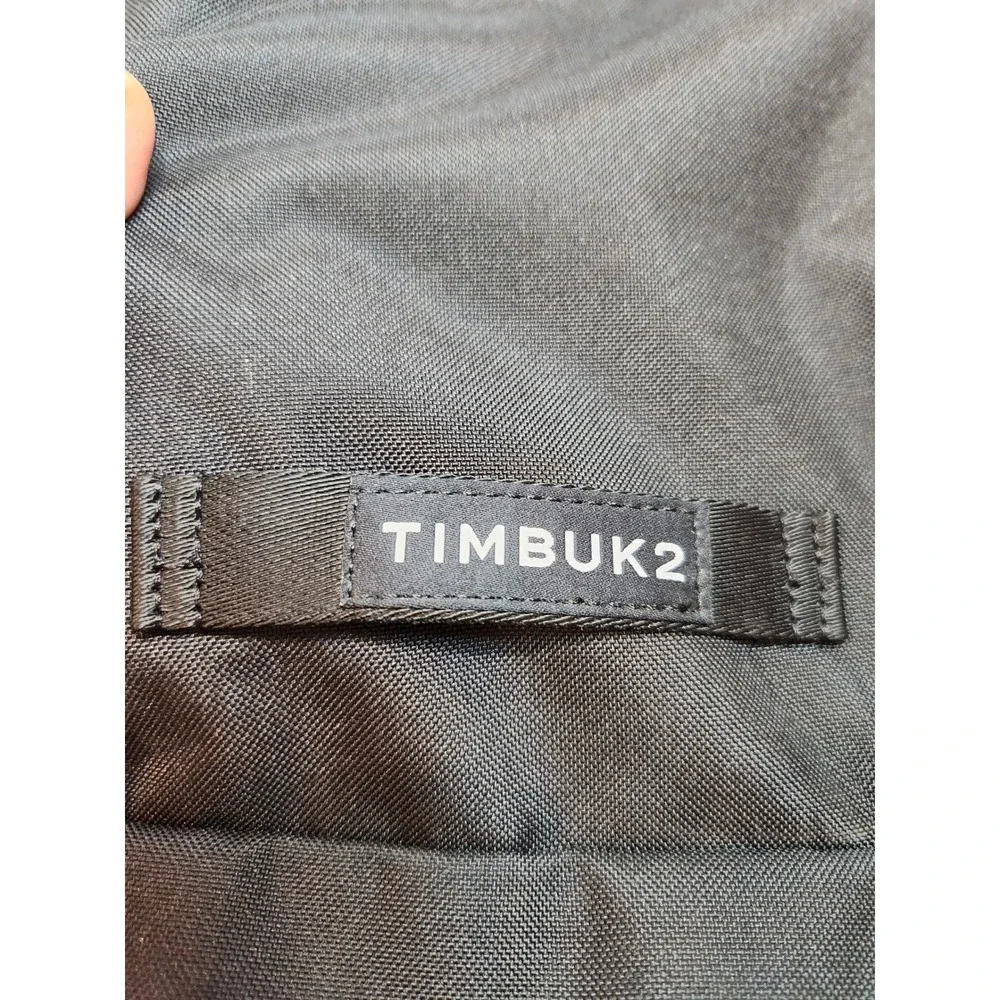 NWT Timbuk2 Parkside Eco Black Laptop Backpack Commuter Travel Work Bag logo